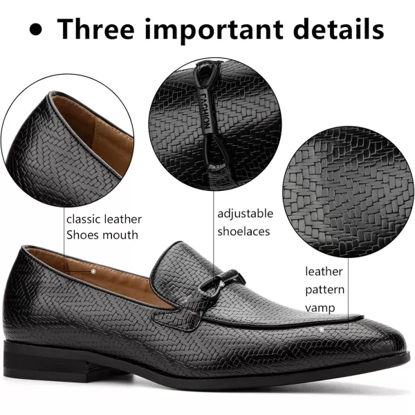 Meijiana mens LoafersBlack01