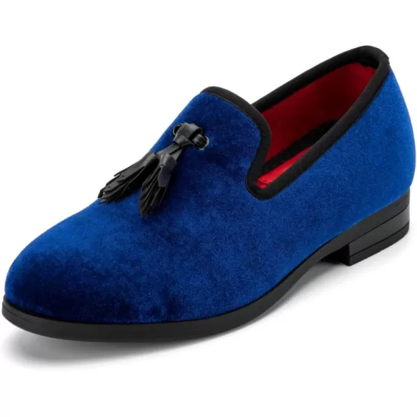 Meijiana Boys SlipOn Dress Loafers  Formal Tuxedo ShoesBlue01