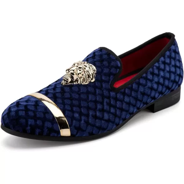 Meijiana Mens Loafers Lightweight SlipOn Moccasins Stylish Dress Shoes Breathable Tassels LoafersBlue08