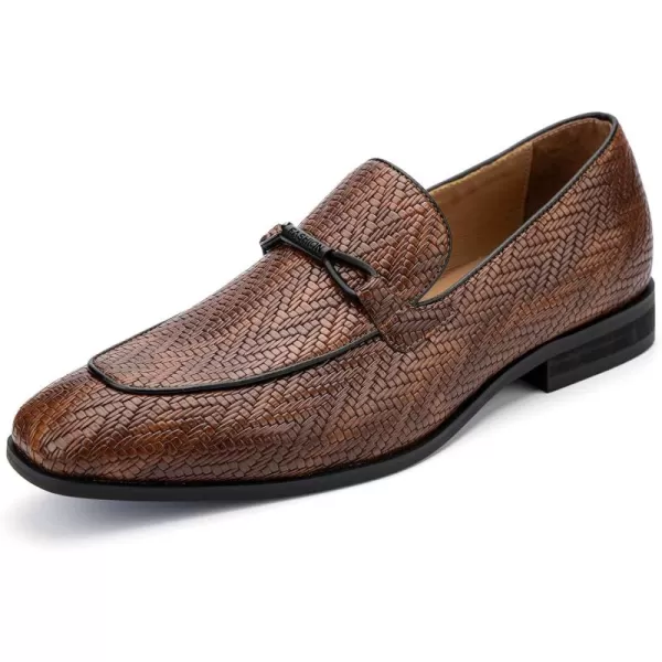 Meijiana mens LoafersBrown02