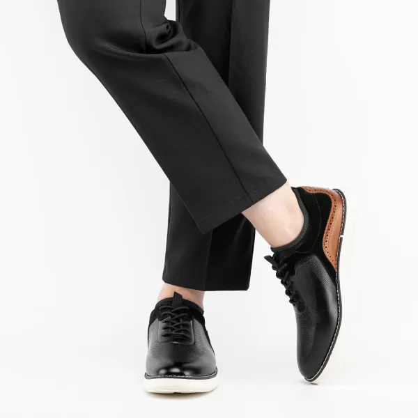 imageMeijiana Mens Oxford Shoes  Slip Resistant Comfortable ampamp Fashionable Laceup Dress Shoes for Men Perfect for Any OccasionBlack01