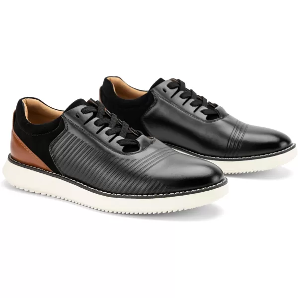 imageMeijiana Mens Oxford Shoes  Slip Resistant Comfortable ampamp Fashionable Laceup Dress Shoes for Men Perfect for Any OccasionBlack04