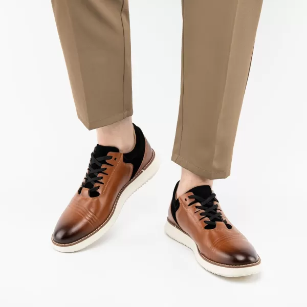 imageMeijiana Mens Oxford Shoes  Slip Resistant Comfortable ampamp Fashionable Laceup Dress Shoes for Men Perfect for Any OccasionBrown05