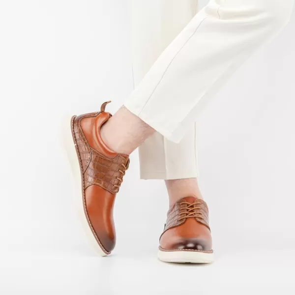 imageMeijiana Mens Oxford Shoes  Slip Resistant Comfortable ampamp Fashionable Laceup Dress Shoes for Men Perfect for Any OccasionBrown06