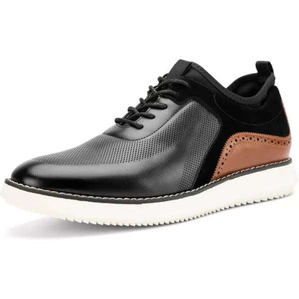 imageMeijiana Mens Oxford Shoes  Slip Resistant Comfortable ampamp Fashionable Laceup Dress Shoes for Men Perfect for Any OccasionBlack01