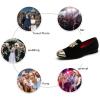 imageMeijiana Mens Fashion Classic Faux Leather Loafers and Weeding Dress Shoes for MenBlack16