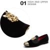 imageMeijiana Mens Fashion Classic Faux Leather Loafers and Weeding Dress Shoes for MenBlack16