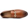 imageMeijiana Mens Fashion Classic Faux Leather Loafers and Weeding Dress Shoes for MenBrown11