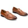 imageMeijiana Mens Fashion Classic Faux Leather Loafers and Weeding Dress Shoes for MenBrown11