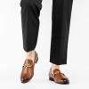 imageMeijiana Mens Fashion Classic Faux Leather Loafers and Weeding Dress Shoes for MenBrown11