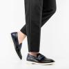 imageMeijiana Mens Genuine Leather Loafers SlipOn Moccasins Suede Dress Shoes Lightweight and Breathable with Rubber Sole Stylish Mens LoafersBlack02