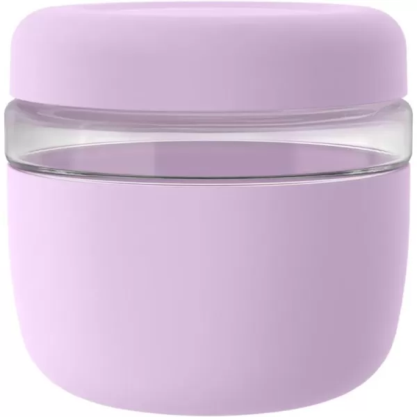 Tronco 24 oz Glass Container with Bamboo Lids Food Storage Bowls for Soup Stew ampamp Overnight Oats 100 Leak ampamp Spill Proof Airtight Microwave ampamp Dishwasher Safe BPAFree PinkLilac