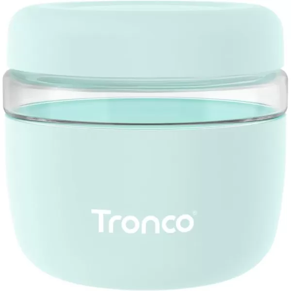 Tronco 24 oz Glass Container with Bamboo Lids Food Storage Bowls for Soup Stew ampamp Overnight Oats 100 Leak ampamp Spill Proof Airtight Microwave ampamp Dishwasher Safe BPAFree PinkMintGreen