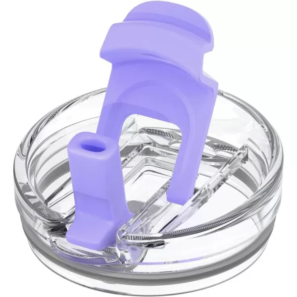 Replacement Bamboo Lid for Tumblers PressIn Lid Fits Tronco 32 oz 42 oz Glass Tumblers with Handle Light PurplePurple