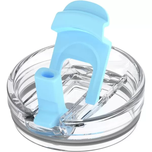 Replacement Bamboo Lid for Tumblers PressIn Lid Fits Tronco 32 oz 42 oz Glass Tumblers with Handle Light PurpleSkyblue