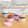 imageTronco 16 oz Glass Lunch Bowl Container with Lid Glass Food Storage Containers Leak ampamp Spill Proof Soup ampamp Stew Food Storage Meal Prep Airtight Microwave Safe BPAFree  Ideal Gifts Set of 1Bubblegum
