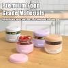 imageTronco 16 oz Glass Lunch Bowl Container with Lid Glass Food Storage Containers Leak ampamp Spill Proof Soup ampamp Stew Food Storage Meal Prep Airtight Microwave Safe BPAFree  Ideal Gifts Set of 1Lilac