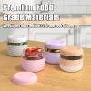 imageTronco 16 oz Glass Lunch Bowl Container with Lid Glass Food Storage Containers Leak ampamp Spill Proof Soup ampamp Stew Food Storage Meal Prep Airtight Microwave Safe BPAFree  Ideal Gifts Set of 1Pink Candy Cane