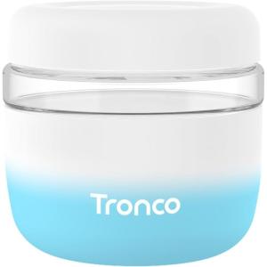 imageTronco 16 oz Glass Lunch Bowl Container with Lid Glass Food Storage Containers Leak ampamp Spill Proof Soup ampamp Stew Food Storage Meal Prep Airtight Microwave Safe BPAFree  Ideal Gifts Set of 1Blue Sky