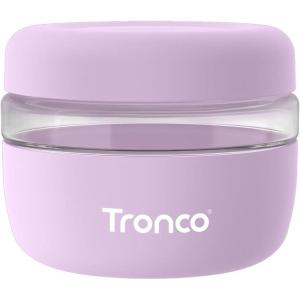 imageTronco 16 oz Glass Lunch Bowl Container with Lid Glass Food Storage Containers Leak ampamp Spill Proof Soup ampamp Stew Food Storage Meal Prep Airtight Microwave Safe BPAFree  Ideal Gifts Set of 1Lilac