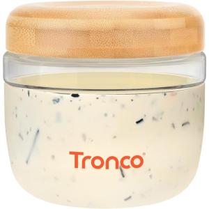 imageTronco 24 oz Glass Container with Bamboo Lids Food Storage Bowls for Soup Stew ampamp Overnight Oats Meal Prep Glass Lunch Bowl Container 100 Leak ampamp Spill Proof Airtight BPAFree Ideal Gifts AmberTerrazzo CreamBamboo Lid