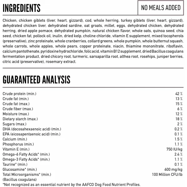 ORIJEN AMAZING GRAINS Puppy Large Dry Dog Food High Protein Dog Food for Large and Giant Puppy Breeds Fresh or Raw Ingredients 225lbFit  Trim