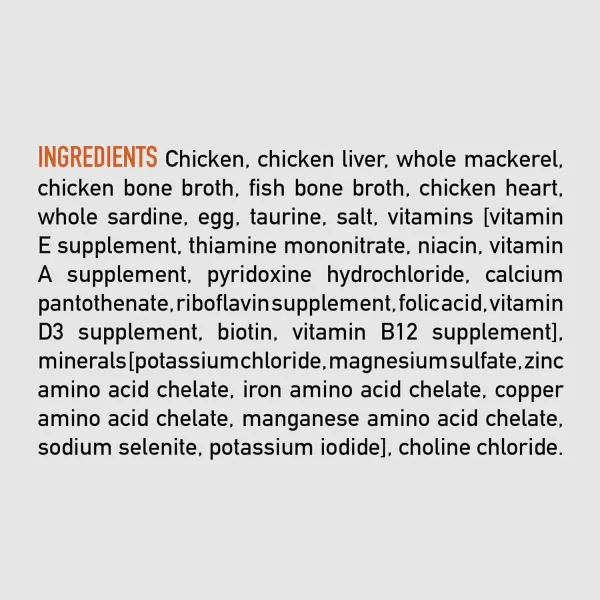 ORIJEN Adult REGIONAL RED Entree in Bone Broth Wet Cat Food Fresh and Raw Animal Ingredients 3 oz Case of 24Original