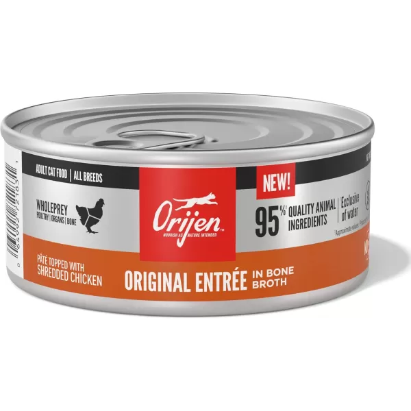 ORIJEN Adult REGIONAL RED Entree in Bone Broth Wet Cat Food Fresh and Raw Animal Ingredients 3 oz Case of 24Original