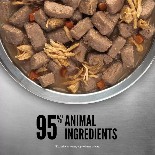 ORIJEN Chicken Recipe Stew with Shredded Chicken and Eggs Wet Dog Food WholePrey Ingredients 128oz Case of 12