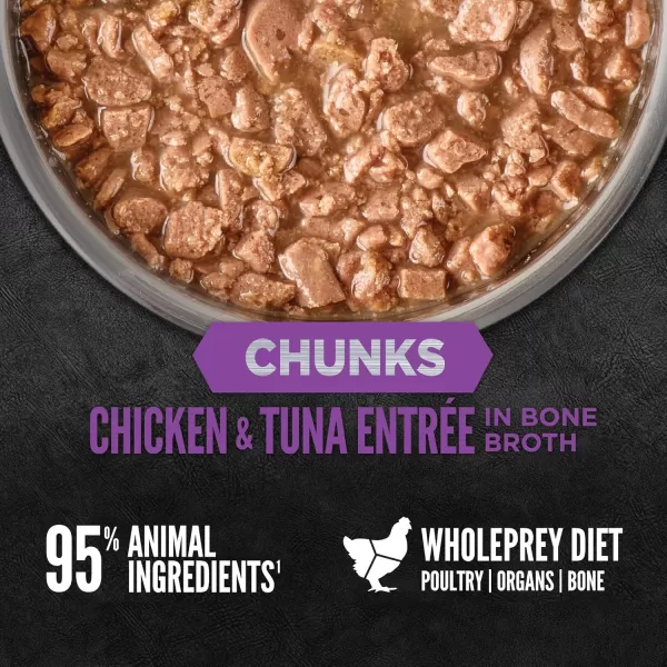 ORIJEN Chunks Chicken ampamp Tuna Entre for Kittens 3oz