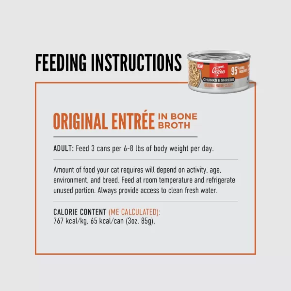 ORIJEN Chunks ampamp Shreds Original Entre 3oz