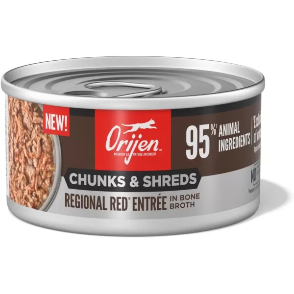 ORIJEN Chunks ampamp Shreds Regional Red Entre 3oz