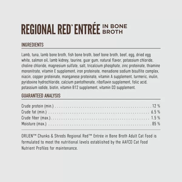 ORIJEN Chunks ampamp Shreds Regional Red Entre 3oz