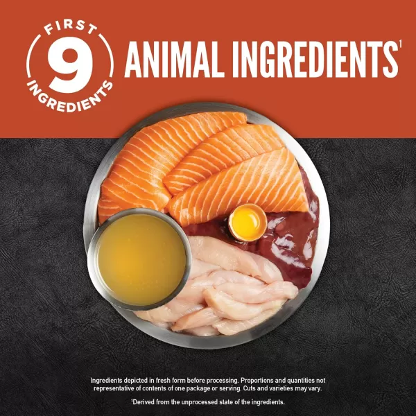 ORIJEN Chunks ampamp Shreds Wet Cat Food Salmon ampamp Chicken Entre case of 12