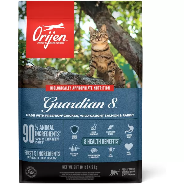 ORIJEN Dry Kitten Food Grain Free Food for Kittens With WholePrey Ingredients 4lbGuardian 8