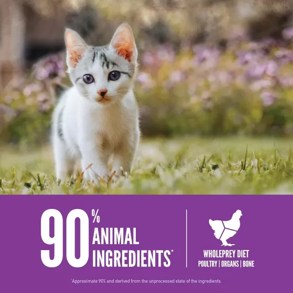 ORIJEN Dry Kitten Food Grain Free Food for Kittens With WholePrey Ingredients 4lbKitten