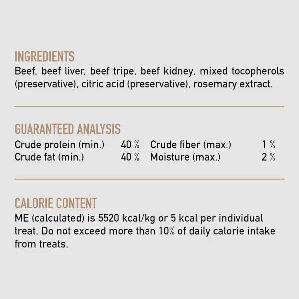 ORIJEN Freeze Dried Dog Treats Grain Free High Protein Raw Animal Ingredients RanchRaised Beef 325oz
