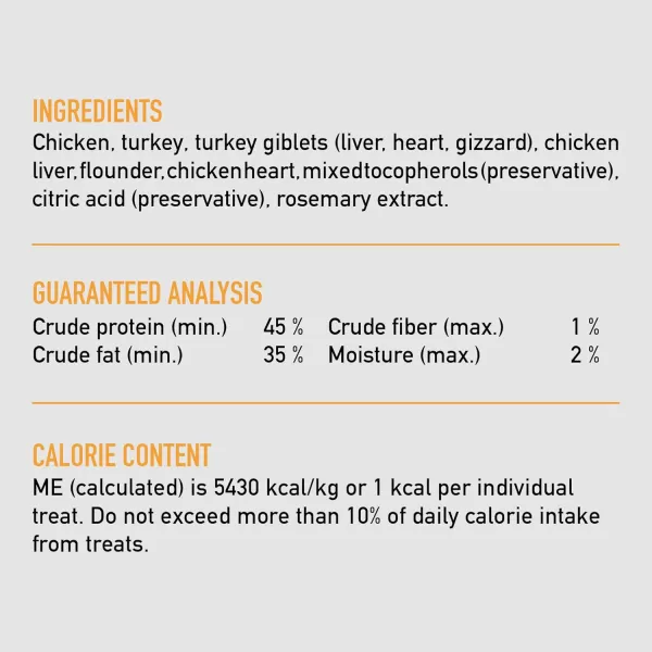ORIJEN Original Freeze Dried Cat Treats Grain Free Treats for Cats Raw Animal Ingredients 125oz