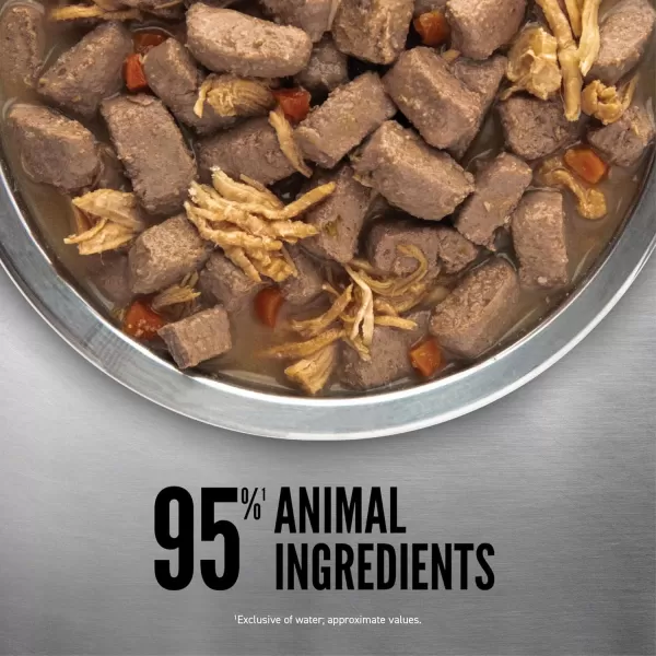 ORIJEN Puppy Poultry ampamp Fish Pate Recipe Wet Dog Food Pate Dog Food for Puppies WholePrey Ingredients 128oz Case of 12Original