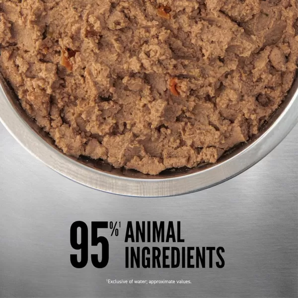 ORIJEN Puppy Poultry ampamp Fish Pate Recipe Wet Dog Food Pate Dog Food for Puppies WholePrey Ingredients 128oz Case of 12Puppy