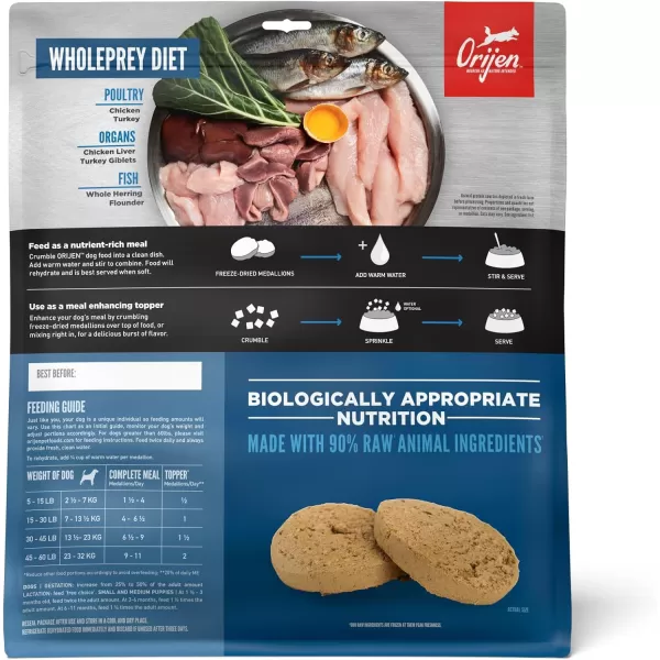 ORIJEN Regional Red FreezeDried Epic Bites 6OZOriginal  Patties