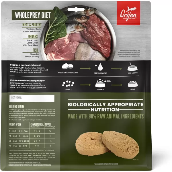ORIJEN Regional Red FreezeDried Epic Bites 6OZTundra  Patties