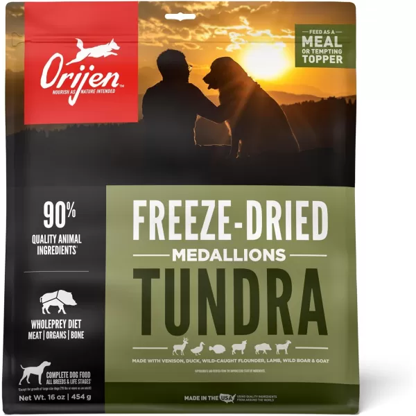 ORIJEN Regional Red FreezeDried Epic Bites 6OZTundra  Patties
