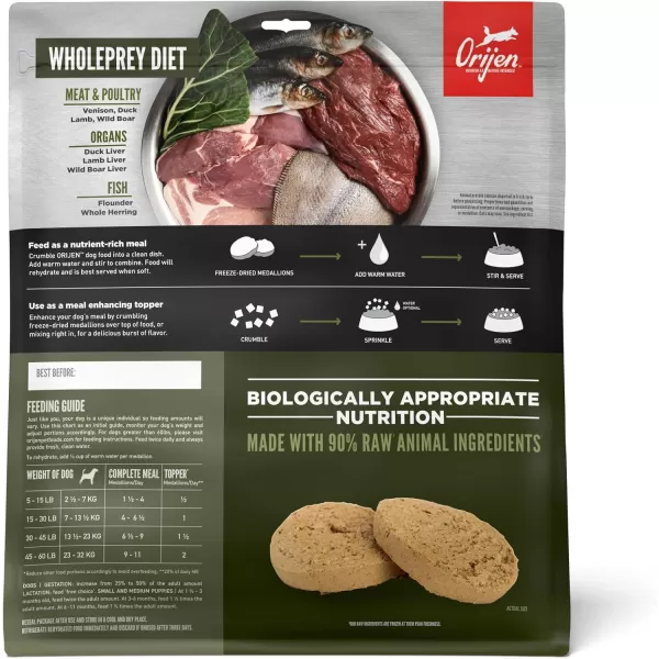 ORIJEN Regional Red FreezeDried Epic Bites 6OZTundra  Patties