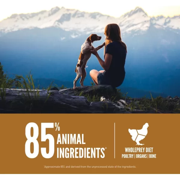 ORIJEN Senior Dry Dog Food Grain Free Dry Dog Food for Senior Dogs Fresh or Raw Ingredients 13lbPuppy
