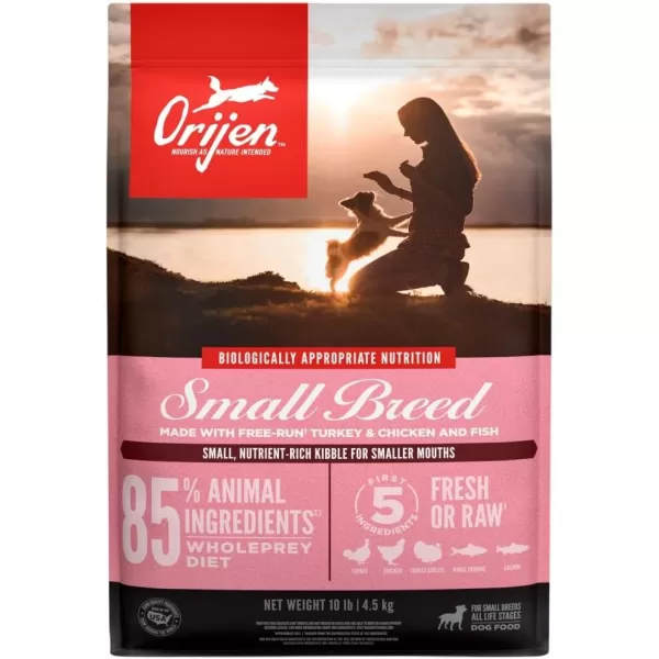 ORIJEN Senior Dry Dog Food Grain Free Dry Dog Food for Senior Dogs Fresh or Raw Ingredients 13lbSmall Breed