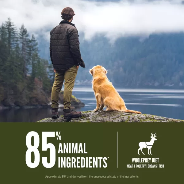 ORIJEN Senior Dry Dog Food Grain Free Dry Dog Food for Senior Dogs Fresh or Raw Ingredients 13lbTundra