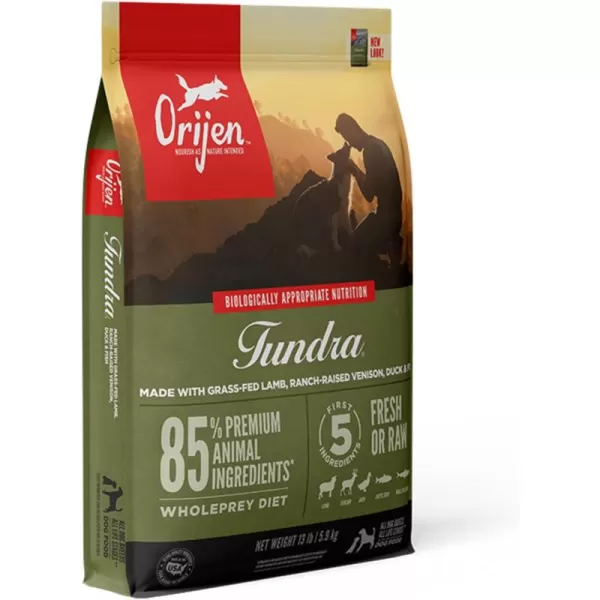 ORIJEN Dog Tundra Recipe 45lb HighProtein GrainFree Dry Dog Food Packaging May VaryGrainFree Food