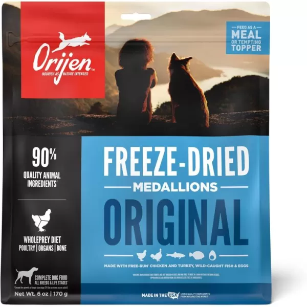 ORIJEN Regional Red FreezeDried Epic Bites 6OZOriginal  Patties