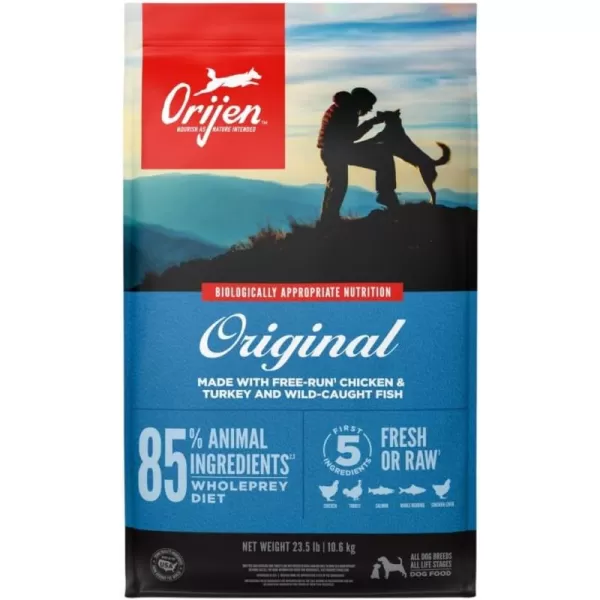 ORIJEN Senior Dry Dog Food Grain Free Dry Dog Food for Senior Dogs Fresh or Raw Ingredients 13lbOriginal